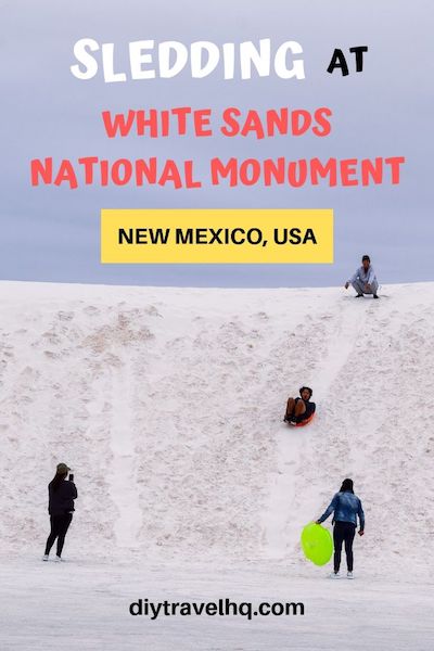 white sands nm sledding clipart