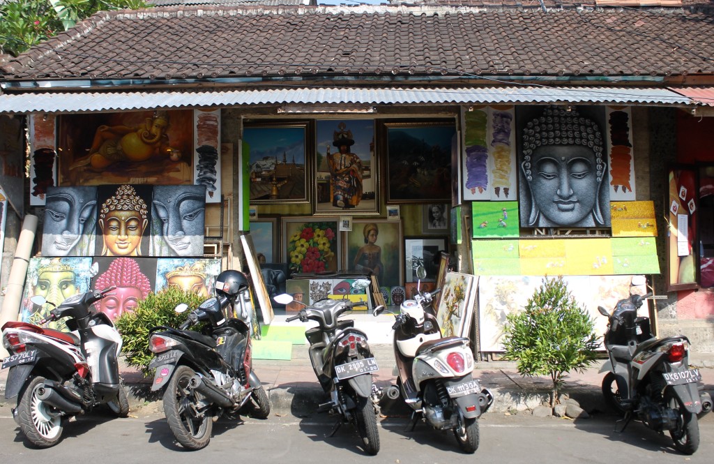 One of the many art galleries in Ubud