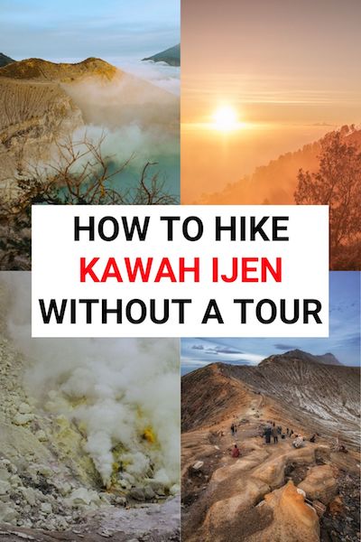 Hiking Kawah Ijen aka Mount Ijen is one of the top things to do in Indonesia. See our Kawah Ijen photography and find out everything you need to know about this amazing Mount Ijen hike #kawahijen #mountijen #indonesia #java