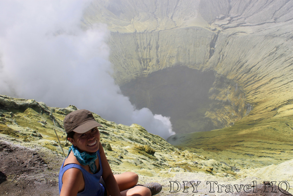 Me in the crater of Mount Bromo