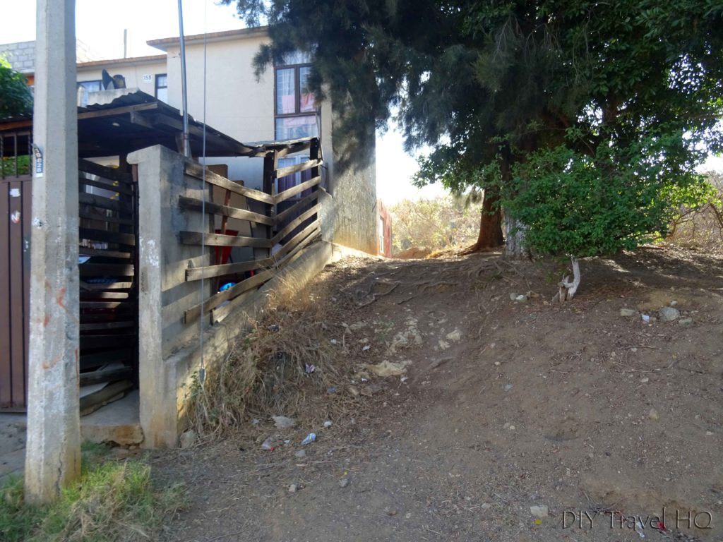Monte Alban Ruins DIY Hike Shortcut Entrance