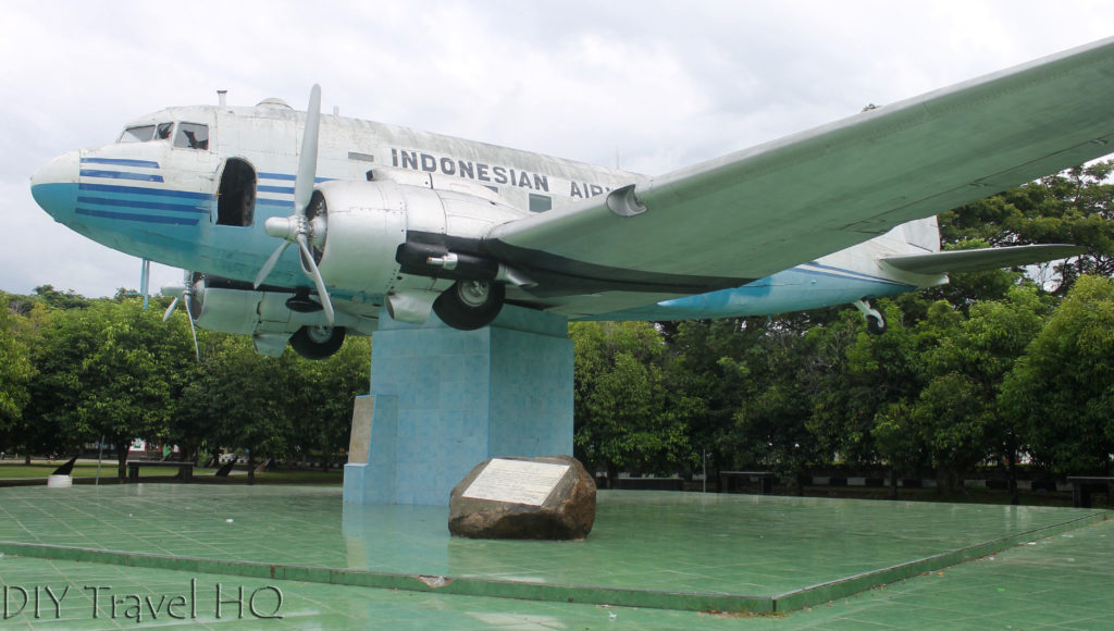 Indonesian Airline monument in Aceh