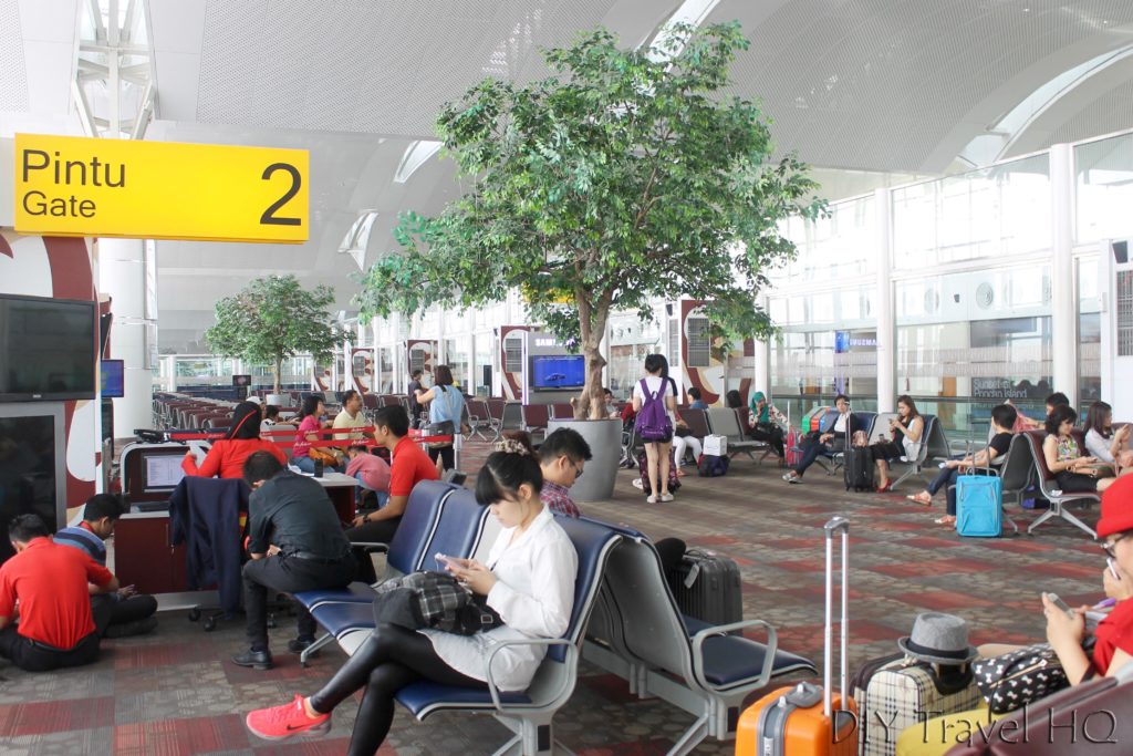 Departure gate at Medan International Airport