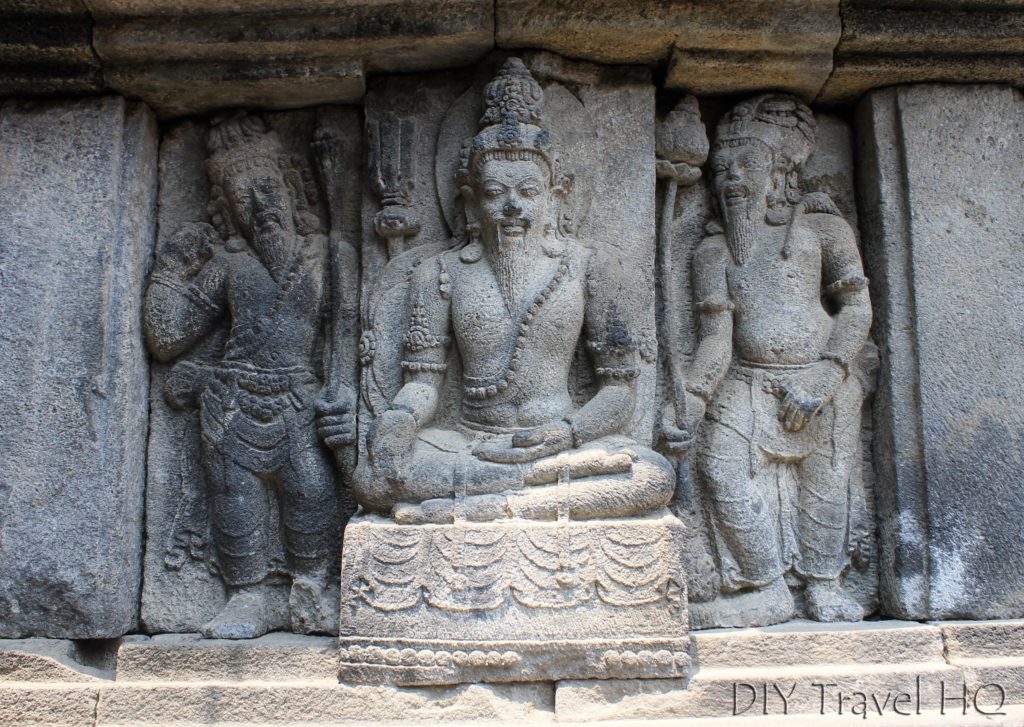 Stone Carvings Inside Prambanan Temples