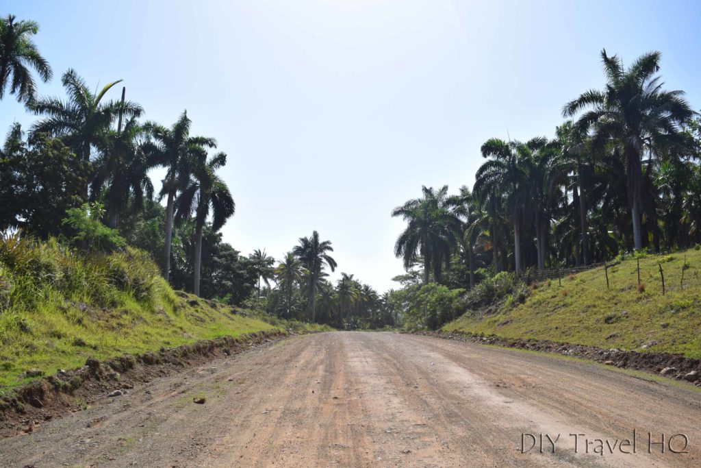 Dusty road from Baracoa to Moa Cuba