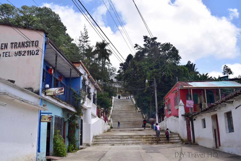 Coban Stairs to El Calvario Church