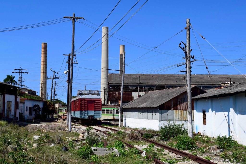 Abandoned trains in Central Camilo Cienfuegos