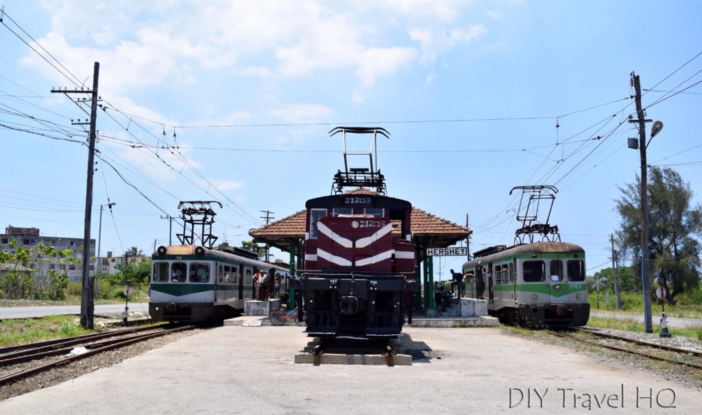Hershey Train Carriages at Central Camilo Cienfuegos