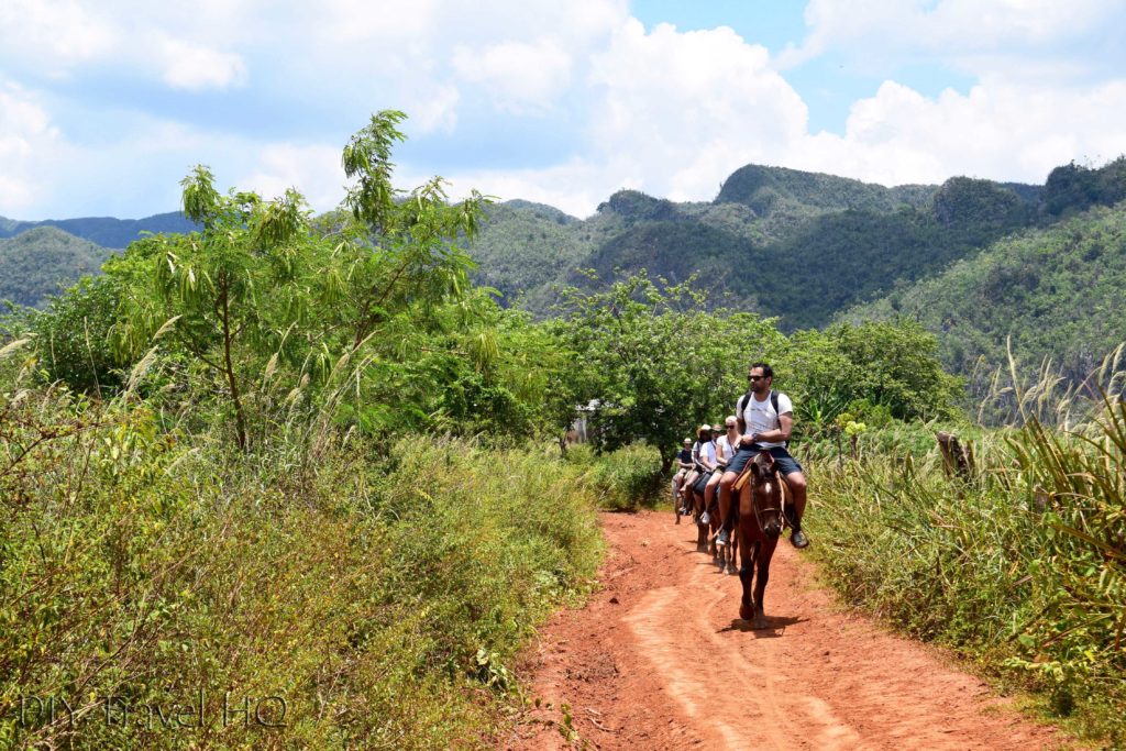 Horse riding in Vinales Valley