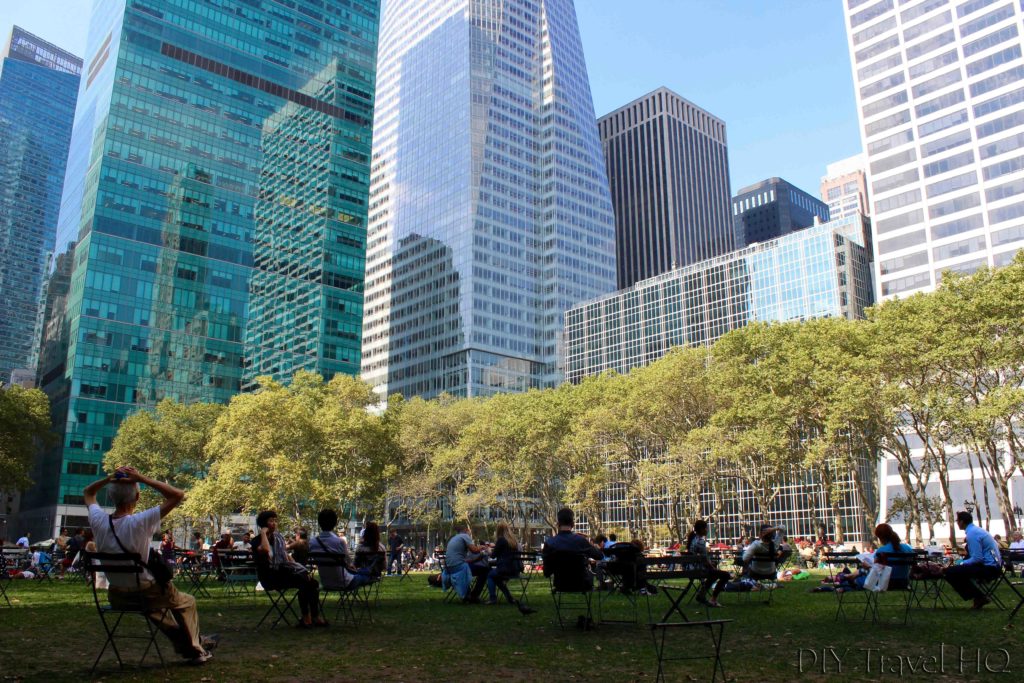 Relax in Bryant Park