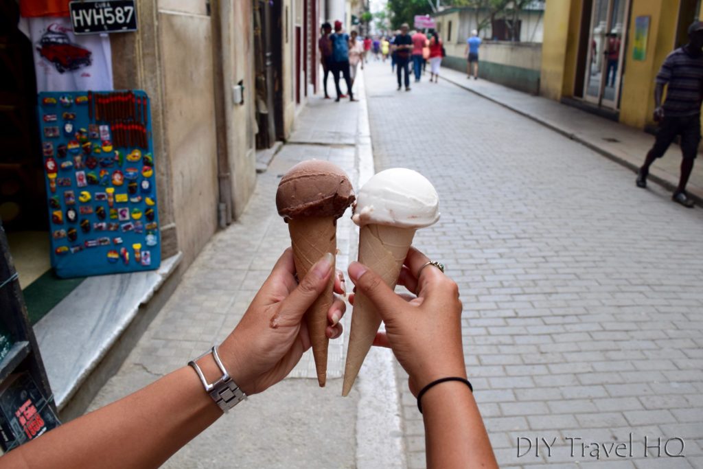 Ice cream in Old Havana