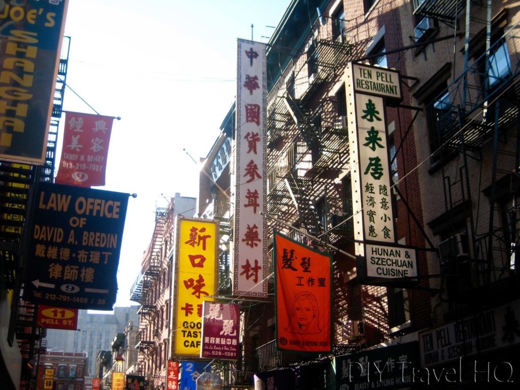 Chinatown Signs in New York