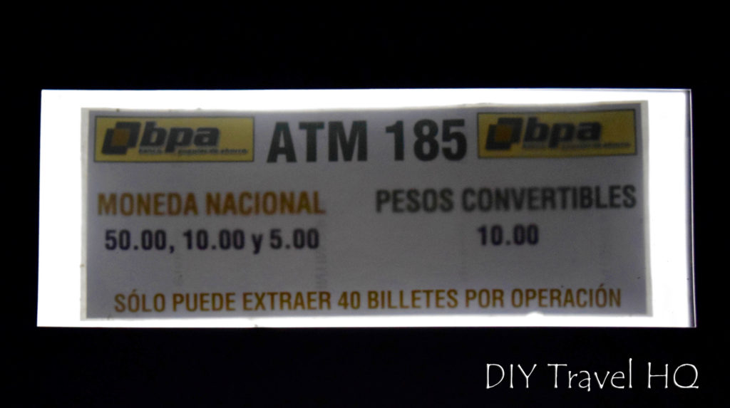 Cuban Money ATM 