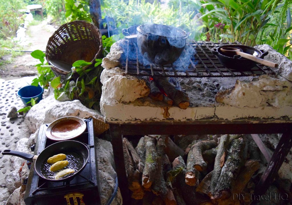 Handmade fire stove at Ixiim