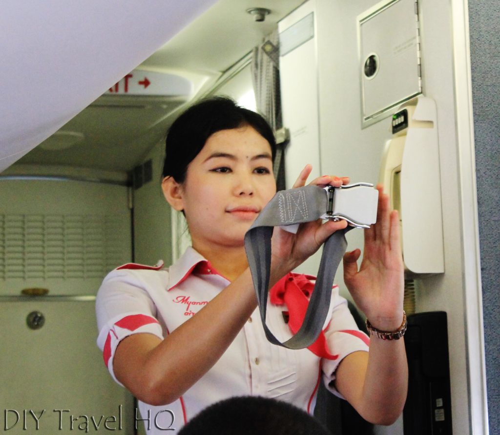 Flight attendant Myanmar Airways
