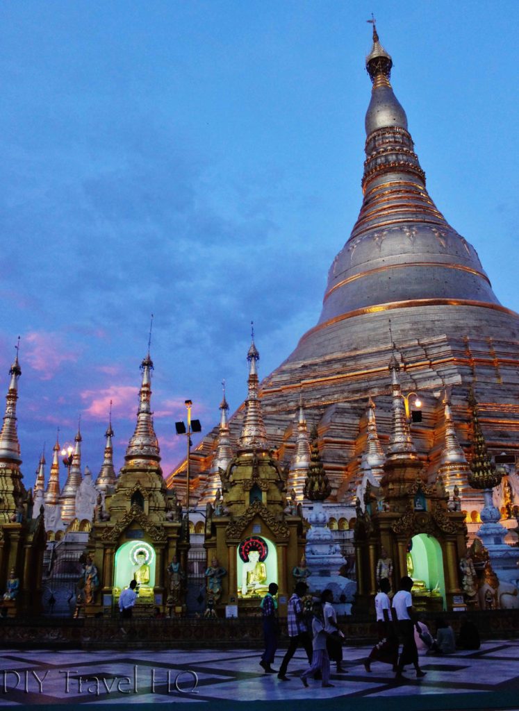 Shwedagon Pagoda Sunset