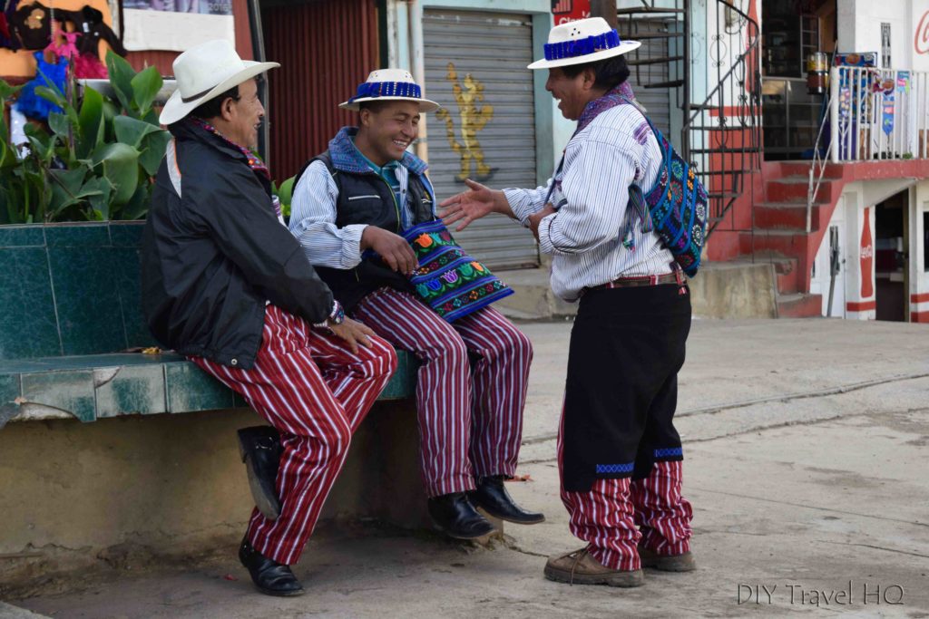 Todos Santos Cuchumatan Friendly Men in Traditional Clothing