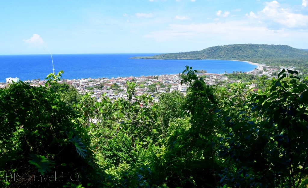 View of Baracoa from the upper caves