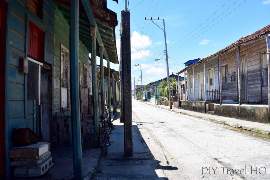 Local street in Baracoa