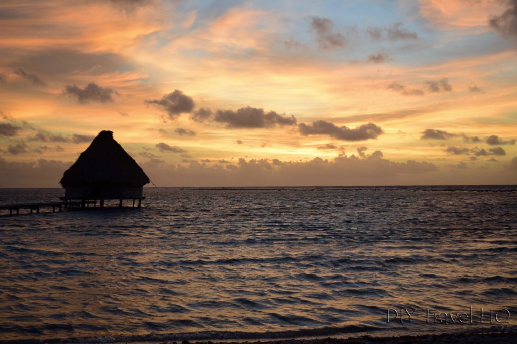 Sunrise on Glovers Atoll