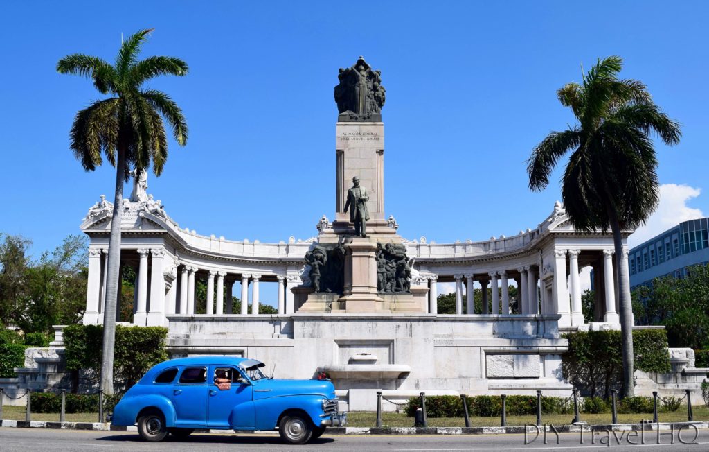 Havana Vedado Avenue de los Presidentes Monumento a Jose Miguel Gomez