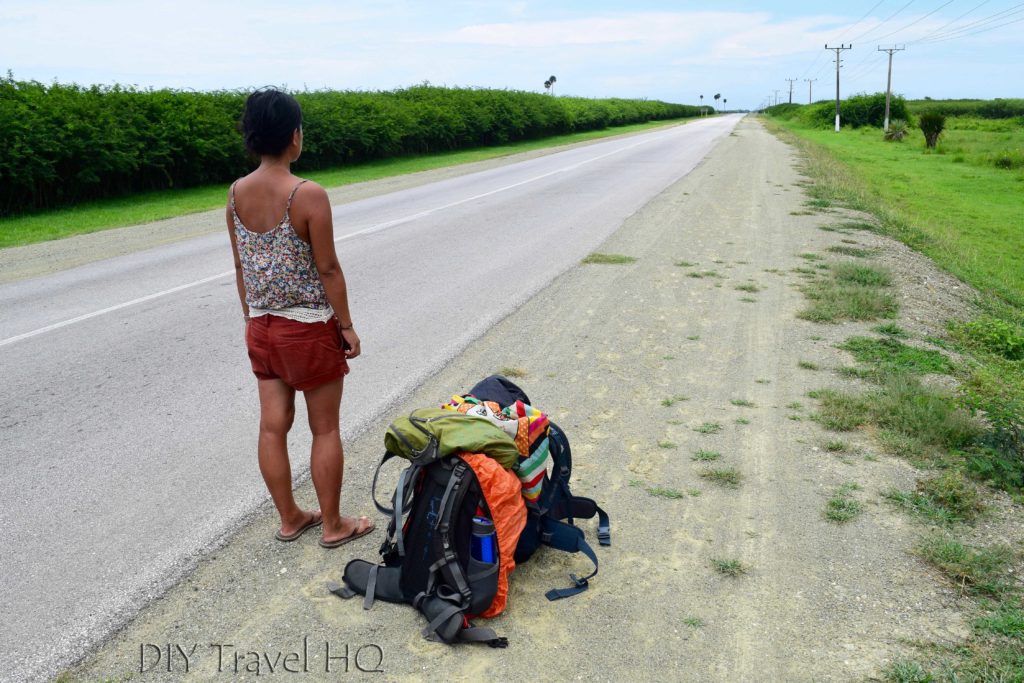 Hitchhiking to Santa Lucia