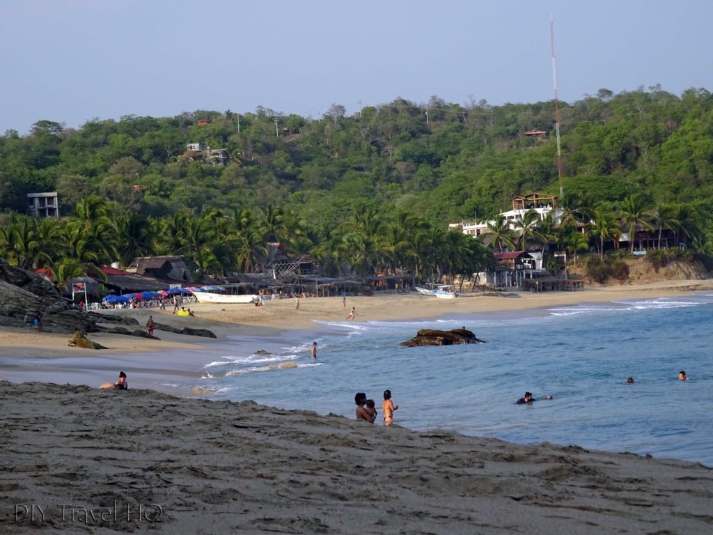 Playa Mazunte next to Punta Cometa