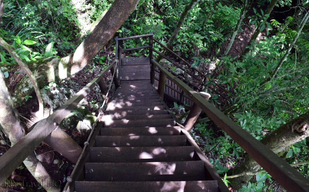 Semuc Champey Wood Stairs