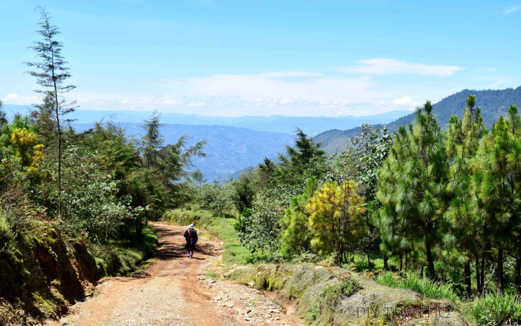 Hike to San Juan Atitan Final Descent into Town