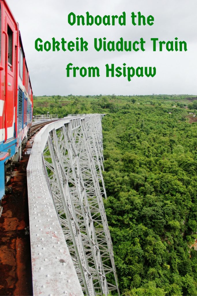 Onboard the Goktei Viaduct Train from Hsipaw