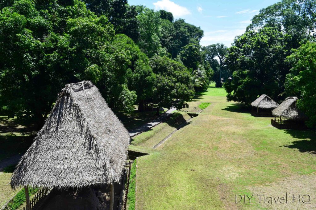 Quirigua View of Central Plaza from Acropolis