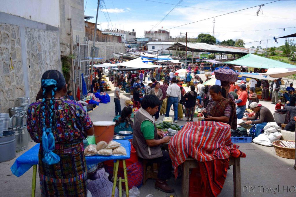 Solola Market Overflowing to Streets