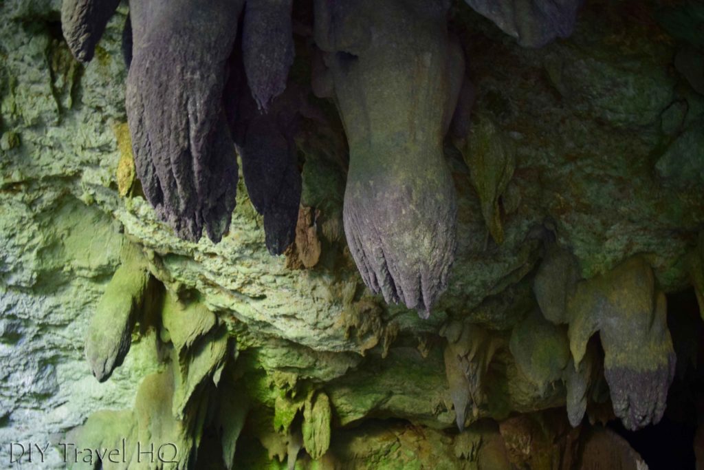Formations at St Hermans Cave
