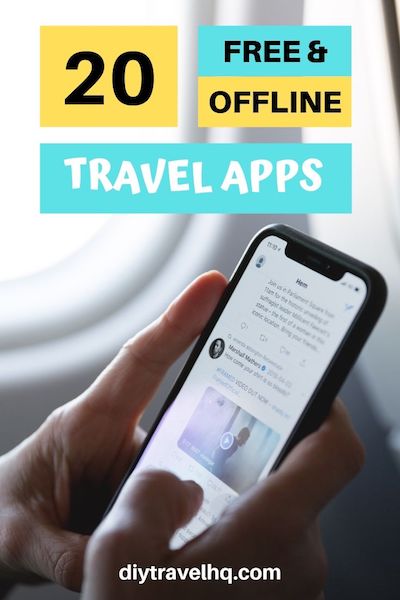 Looking for the best travel apps? We've got 20 free travel apps which can be used offline. Find out which travel apps will make your travel planning easier! #travelapps #traveltips #diytravel