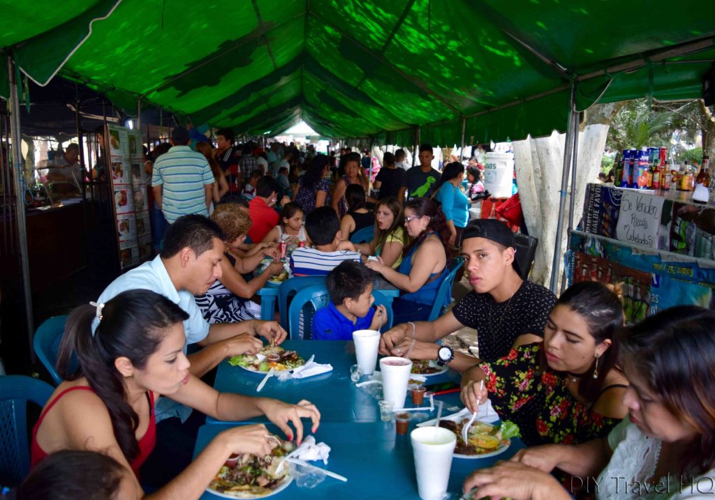 Juayua Food Fair Dining Under Tent