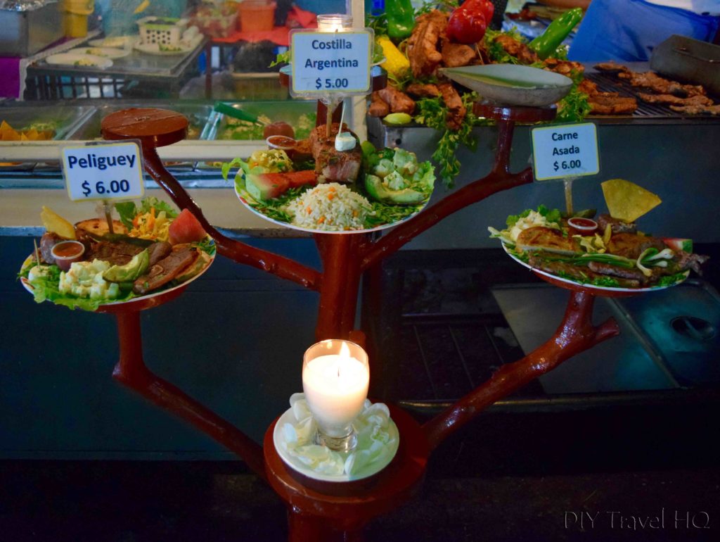 Juayua Food Fair Display Dishes