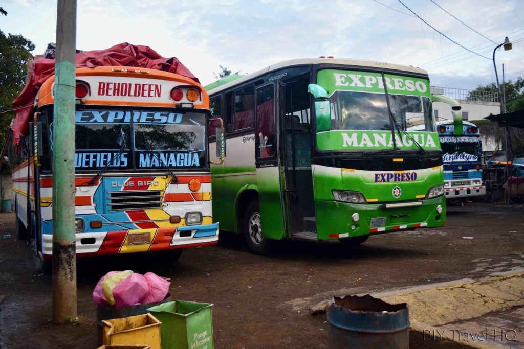 Managua to El Rama Buses