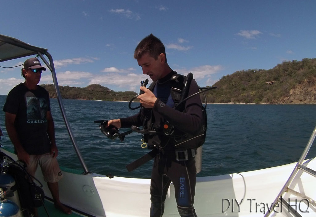 Testing Sirenas Diving Dive Equipment
