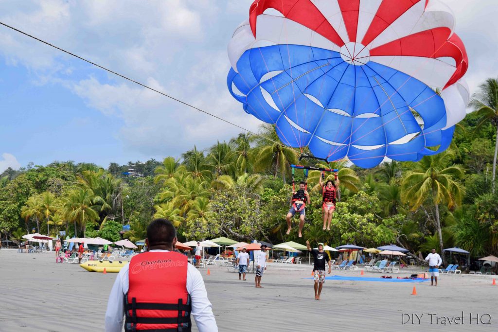 Take off parasailing