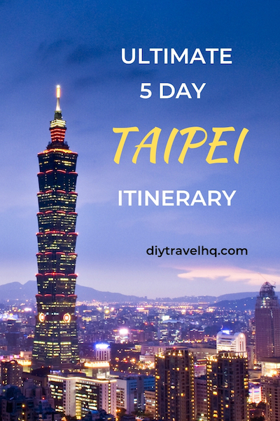 There are many things to do in Taipei from Taipei 101 and Elephant Mountain to eating Taiwanese food and Taipei night markets. Check out our 5 day Taipei itinerary for the best Taipei travel tips and attractions to visit #taipei #taipeitravel #taiwantravel #taiwan #diytravel