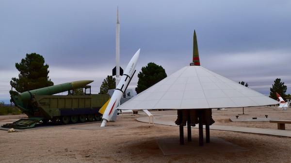 UFO missile at White Sands Missile Range