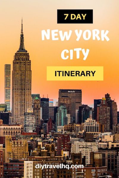 Introducing the ultimate NYC itinerary! Find out the best things to do in New York City, all free museum days & how you can visit every NYC attraction for $75 in 7 days! #nycitinerary #nycthingstodo #nyctravel #diytravel