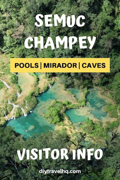 Semuc Champey is one of the most beautiful places in Guatemala! Check out our Semuc Champey travel guide and find out everything you need to know to plan your visit #semucchampey #guatemala #centralamerica #diytravel