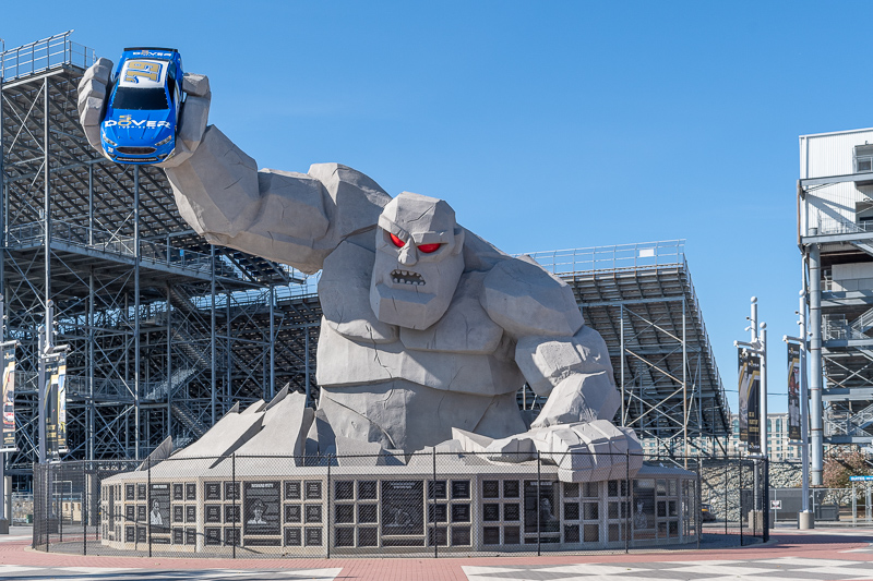 Miles the Monster at Dover International Speedway