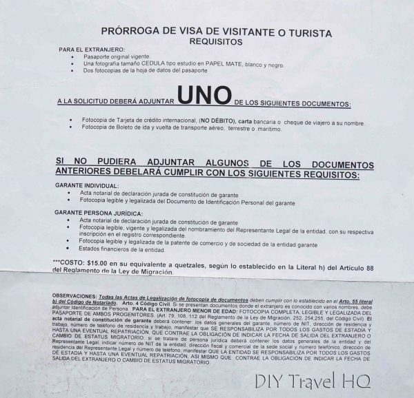 us travel docs guatemala